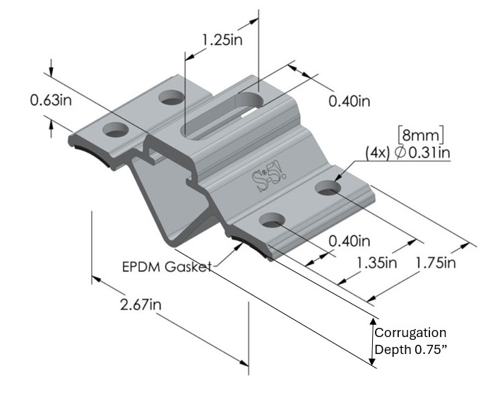 S-5! CorruBracket 100T