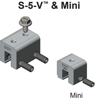 S-5! V Clamp & V Clamp Mini
