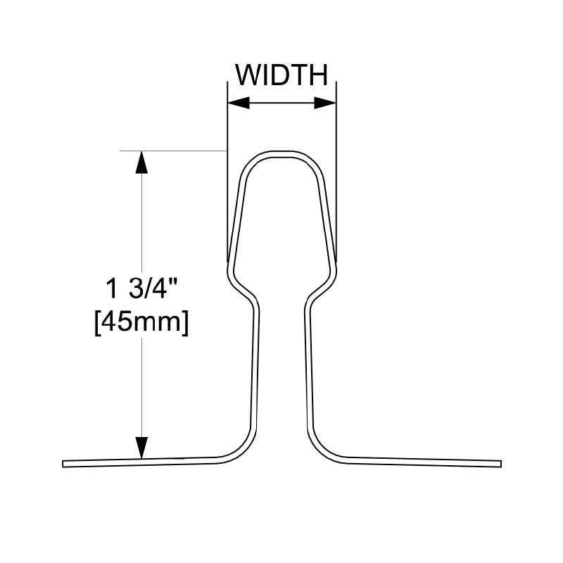 1-3/4 inch Bulb Seam EU