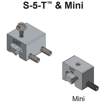 S-5! T Clamp & T Clamp Mini